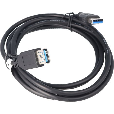 GOOBAY USB 3.0 Super-Speed Verlängerung, A/A, 93998, 1,8 m, schwarz (1/5)