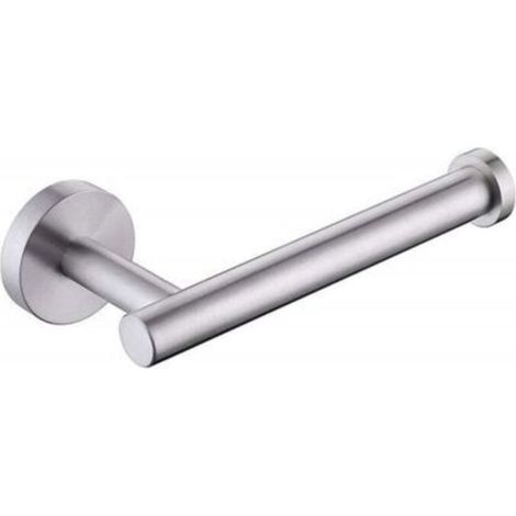 Promotional wall-mounted toilet paper holder, 304 stainless steel with polished finish, silver--