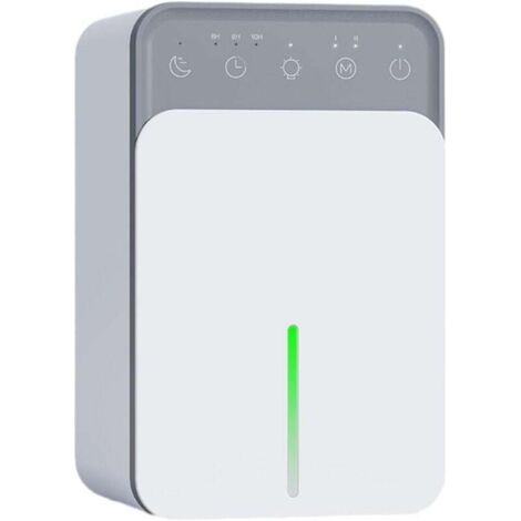 Déshumidificateur électrique 1200 ml, mini déshumidificateur portable avec mode veille, minuterie, arrêt automatique et lumière d'ambiance RVB, pour chambre, salle de bain, placard, armoire XXW (1/4)