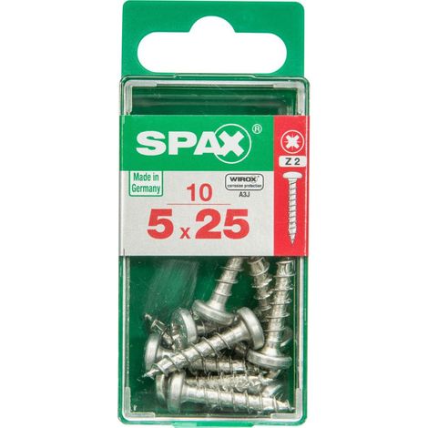 Spax Universalschrauben 5.0 x 25 mm TX 20 - 10 Stk. Holzschrauben (1/3)
