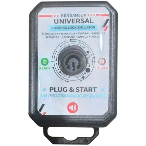 BARKBUSTERS Simulateur de Verrouillage Direction Universel ESL ELV pour FLUENCE2-3, MEGAN2-3 · CLIO3-4 LACUNA 3 (1/4)