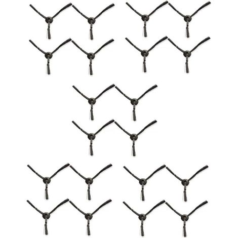 Confezione da 20 spazzole laterali in plastica per aspirapolvere Medion modelli MD16192, MD18500, MD18501 e MD18600. (1/5)