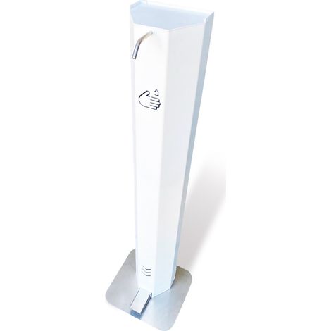 Distributeur à pédale de gel hydro alcoolique et de savon liquide sur socle - DSTRB-1L (1/3)