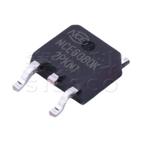 NCE New Clean Energy NCE6080K TO-252-2 60V/80A N-Kanal-MOSFET, elektronisches Bauteil, 5er-Packung