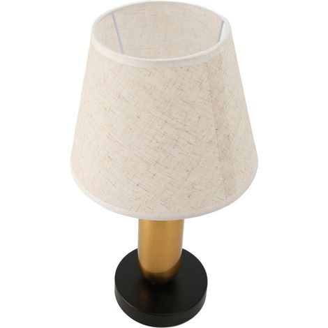 Hyuduo Lampe de Table en Tissu avec Abat-jour, Chevet 3 W LED (1/5)