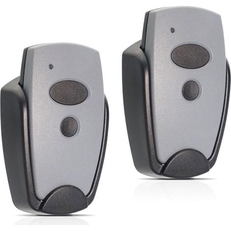 Télécommande 2 Canaux 868,3 MHz pour Portail et Porte de Garage – Lot de 2 Compatible avec Modèles Digital 302 304 313 321 323 384 131
