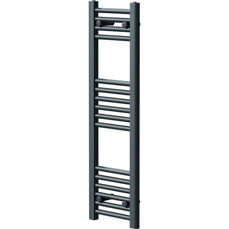 Pizarro Anthracite 1000mm x 300mm Straight Heated Towel Rail (1/5)