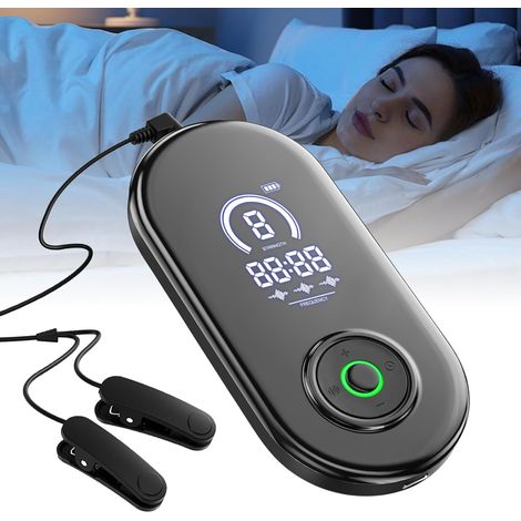 Dispositivo de estimulación del nervio vago para dormir – 3 modos y 9 niveles de ajuste – Alivio de ansiedad y fatiga – Diseño portátil (1/5)