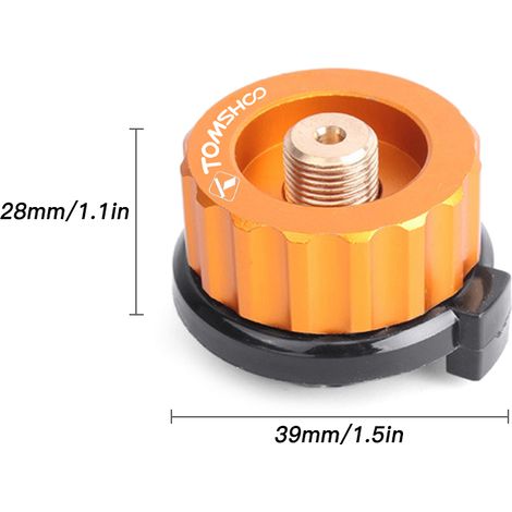 Adaptateur de bouteille de gaz d'extérieur, support de Valve de recharge, convertisseur de réservoir, réchaud de Camping (1/5)