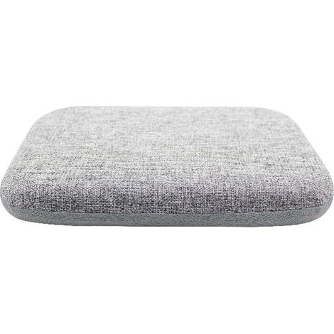 Coussin Chaise, Galettes De Chaise De Jardin,Galette De Chaise Carrée,Mousse À Mémoire De Forme pour Chaise De Bureau, Housse Lavable,Gris,40x40cm [Classe énergétique A] (1/5)