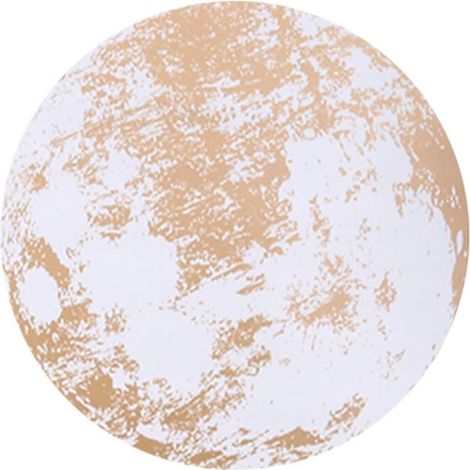 Goldener Mond-Wandaufkleber mit Mondphasenmotiv, Wanddekoration für Schlaf- und Wohnzimmer, Wohndekorationsaufkleber