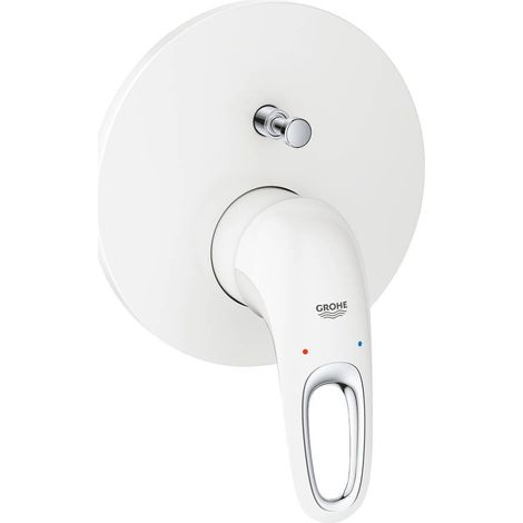 Eurostyle Mezclador monomando de bañera 24049 FMS para 35600 Lever offen moon white (1/4)