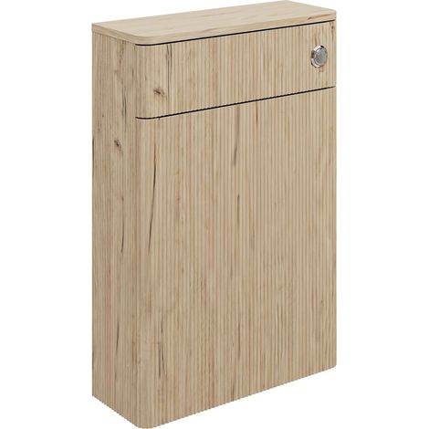 Signature Lucille Back to Wall WC Toilet Unit 550mm Wide - Textured Oak