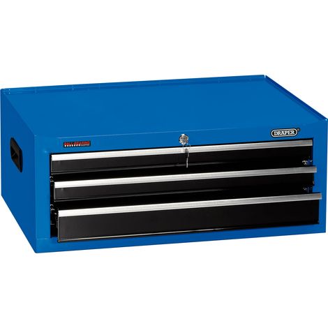 Draper 14970 Intermediate Tool Chest, 3 Drawer, 26"", Blue (1/5)
