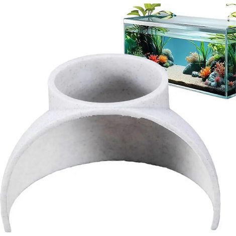 Fischtunnel für Aquarien, PVC-Höhle, Fischhöhlenecke, Dekoration für Garnelenaquarien, Zubehör für Garnelenaquarien. (1/5)