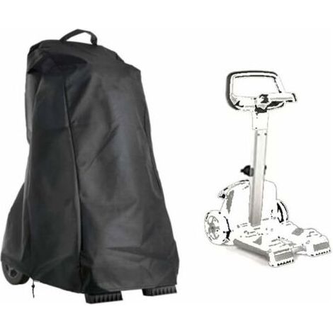 Housse pour Robot De Piscine, Bâche De Robot Nettoyeur De Piscine De Jardin avec Poignée Et Cordon De Serrage, étanche, 420D Oxford Noir 56 66 107cm,DEBUNS (1/5)