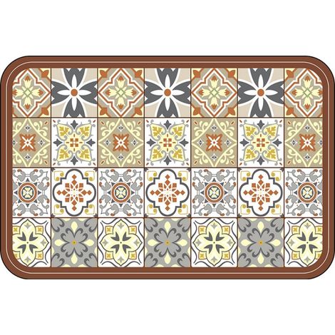 LAN Fable 5080cm (terre de diatomées) Tapis de sol en terre de diatomées, tapis de bain, très absorbant, antidérapant (1/5)