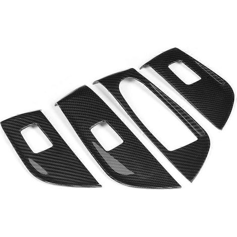 Ensemble de 4 pièces de caches pour interrupteurs de lève-vitres compatibles avec Mercedes-Benz Classe E W213 (2016–2019) (1/5)