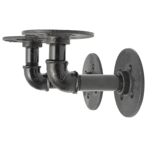 2PCS Supports d'étagère de tuyaux en acier industriel (1/5)