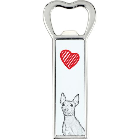 American Hairless Terrier - apribottiglie con cane, apri frigo personalizzato, regalo unico per uomo di Art-Dog (1/5)