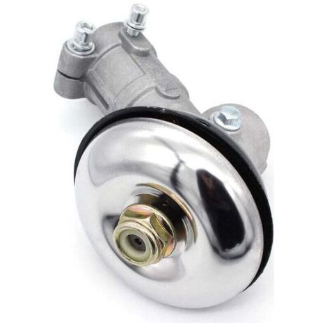 Engrenage d'angle 26 mm/28 mm pour débroussailleuse, tête d'engrenage universelle pour débroussailleuse/tronçonneuse (26 mm, rond, 7 dents) (1/4)