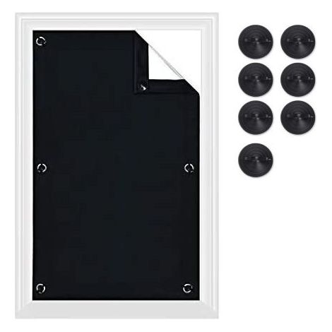 – Store enrouleur occultant pour fenêtre de toit 57x100cm – Installation sans perçage avec ventouses – Polyester résistant à l'humidité – Protection solaire (1/5)