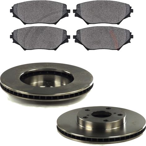 KIT FRENI ANTERIORI compatibile con TOYOTA RAV 4 II (A2) - DISCHI + PASTIGLIE OEM: P 83 055 / 17183 /SOSTITUZIONE DIRETTA/BASSA POLVERE/SILENZIOSO (1/5)