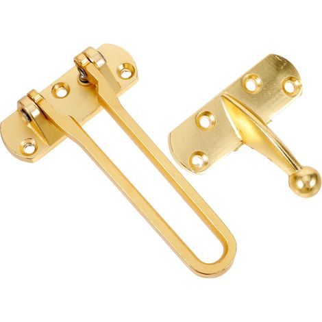 Serrure de Sécurité pour Porte en Alliage de Zinc Renforcement Facile à Opérer, Sécurité Domestique Protection des Garçon et Filles (1/5)
