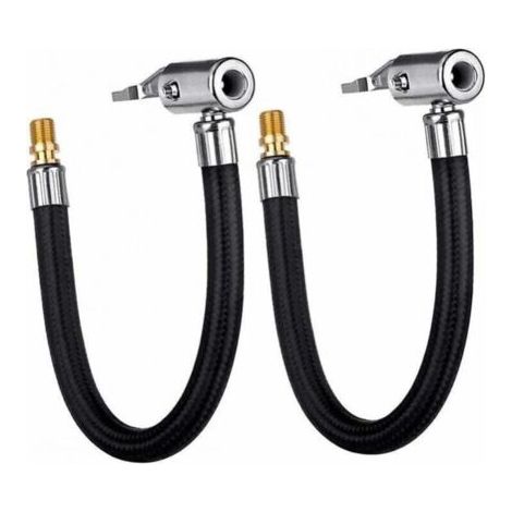 30cm Auto Reifen Inflator Pumpe Schlauch Adapter Ventil Werkzeug (2 stücke) FLITI