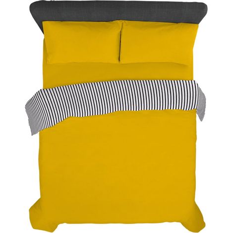 Housse de Couette Moutarde 150 x 220 cm