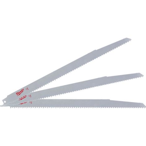 SET 3 LAME 300MM HCS PER SEGACCIO DRITTO APPLICAZIONI LEGNO E PLASTICA - MILWAUKEE (1/2)
