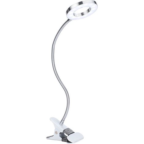 Lampe de maquillage ronde USB avec pince, idéale pour les sourcils et les lèvres, les tatouages pour salons de beauté et les bureaux. (1/5)