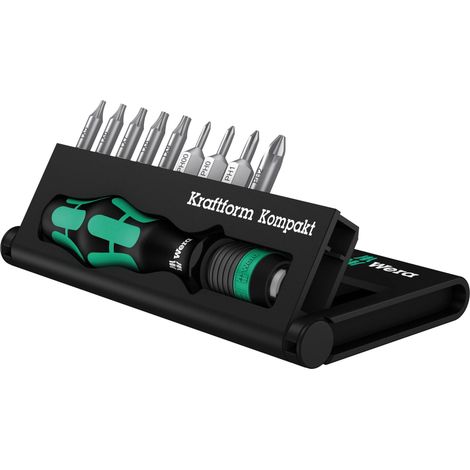 Wera Kraftform Kompakt 11 Plus 05 135942 001 Jeu d'embouts 10 pièces cruciforme Phillips, TORX® intérieur (1/5)