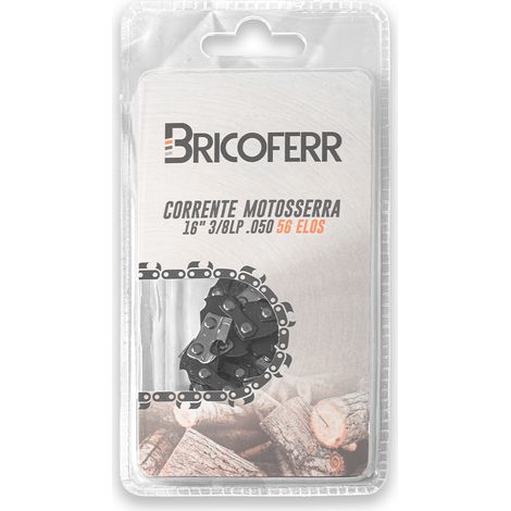 Bricoferr Cadena de motosierra 16" (40,5 cm) 3/8 0,050 56 eslabones.