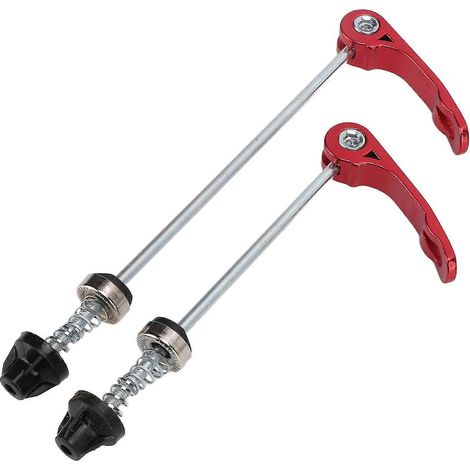 Paire de leviers de frein à dégagement rapide pour vélo, avant et arrière, résistants à l'usure, rouges AQWHBYV (1/4)