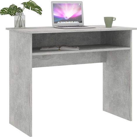 Bureau Gris béton 90x50x74 Valeria (1/5)