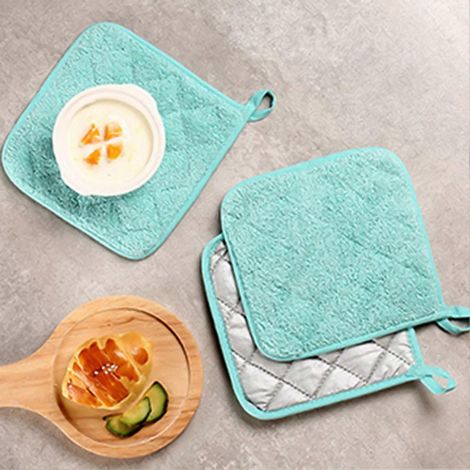 Dessous de plat en coton - Plus épais - Dessous de plat pratique et résistant à la chaleur pour la maison (1/4)