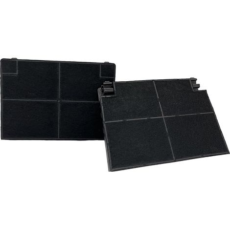 ERICAMBI®, x2 Filtro a Carbone Rettangolare per Cappa Aspirante, Compatibile con Elica Franke Whirlpool Rex Electrolux, Type EFF70 Dimensioni: 195x139x21 (mm) (1/5)
