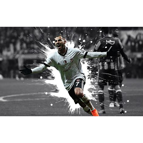 Papier peint panoramique Football - Joueur de Foot - 130 cm x 81 cm (1/2)