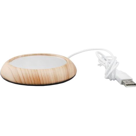 Dessous de Verre Chauffant Chauffe-Tasse Portable Antidérapant Couleur Aléatoire en Aluminium et Fer USB Maintien Chaud Café et Lait pour Bureau et Dortoir (1/5)