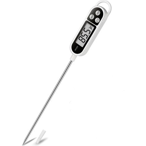 Digitales, sofort ablesbares Fleischthermometer, Küche, Kochen, Lebensmittel, Süßigkeiten, Thermometer für Öl, Frittieren, Grillen, BBQ, Räucherthermometer