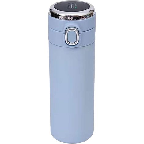 Intelligente Wasserflasche – 420 ml – Edelstahl – Blau (1/5)