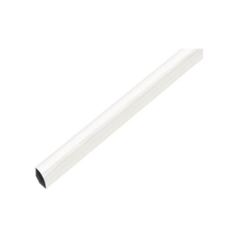 PROFILO QUARTO DI CERCHIO 15X15X1000MM PVC BIANCO