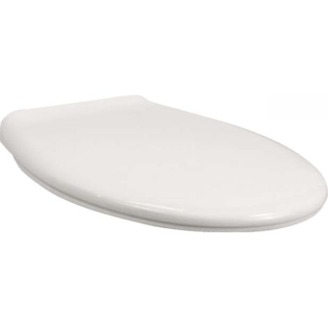 Copriwater Gemma in ABS bianco chiusura tradizionale