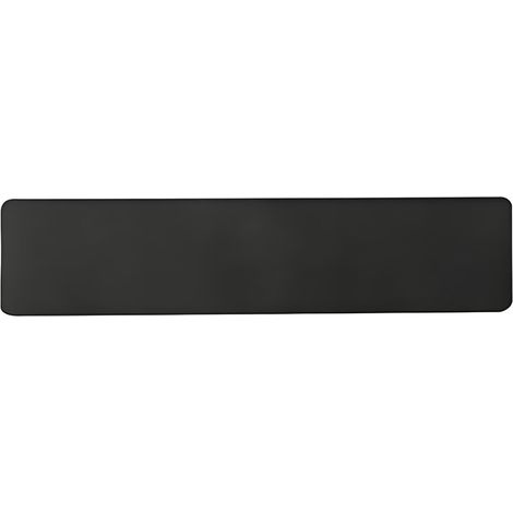 Tappetino da cucina lungo 76 cm con design a forma di A - Nero