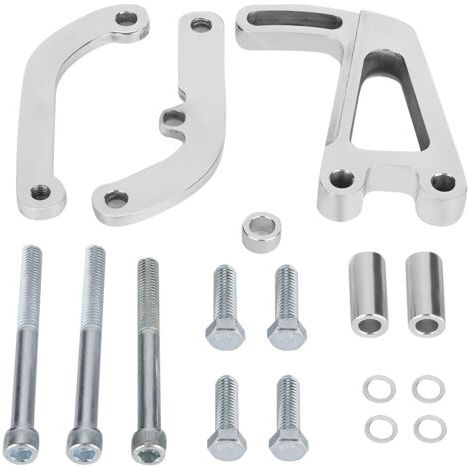 [JAMAIS UTILISÉ]Support de montage de pompe de direction assistée en alliage d'aluminium poli, compatible avec les moteurs SBC Chevy 262-400 (1/5)