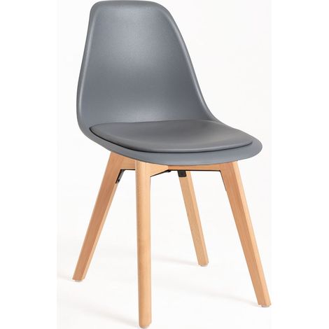 Sillas Comedor - Silla Dami - Gris oscuro