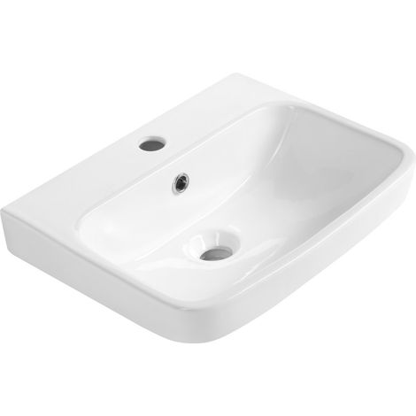 VIBRANT lavabo en céramique 46x33cm, blanc (1/5)