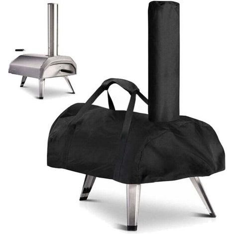 Housse de four à pizza pour Ooni karu 12 - Étanche - Résistant aux intempéries - En tissu Oxford - Pour four à pizza - Noir - 81 x 42 x 21 cm. (1/5)