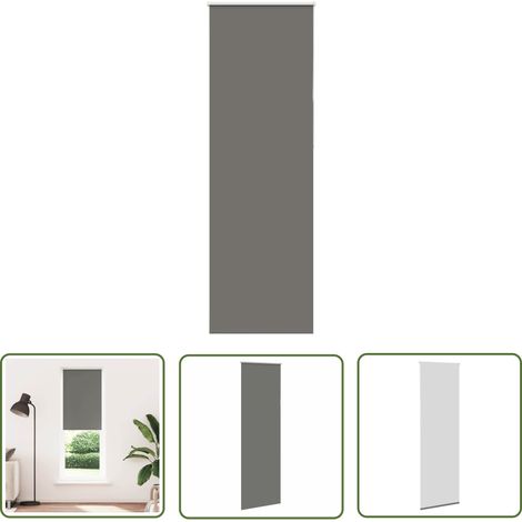vidaXL Verdunkelungsrollo Grau 70x210 cm Stoffbreite 65,7 cm Polyester (1/5)
